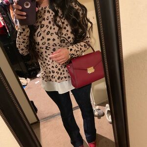 Chic Navy Flare Jeans